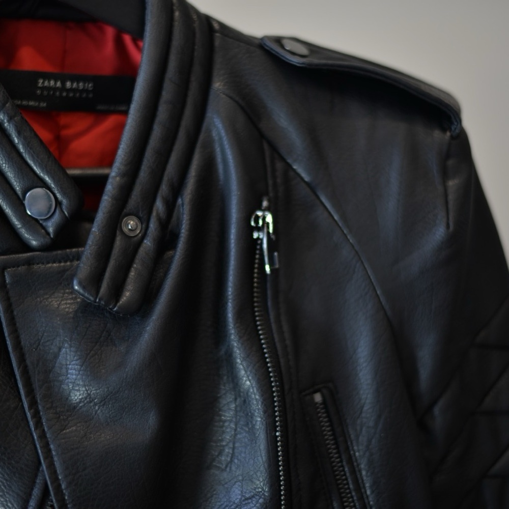 Zara: Moto Leather Jacket